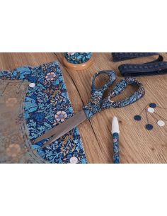 Ciseaux de couture 21,5 cm - Collection fleurs bleues 2