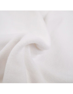 Tissu polaire - Blanc