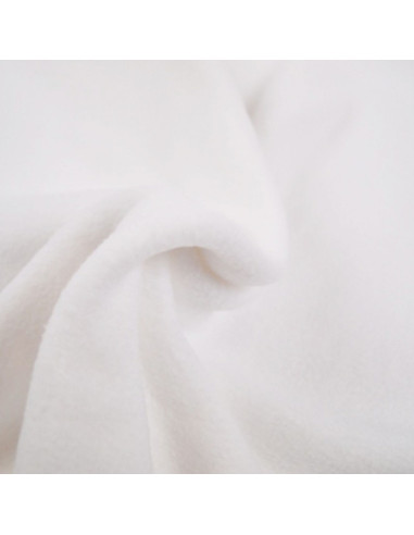 Tissu polaire - Blanc