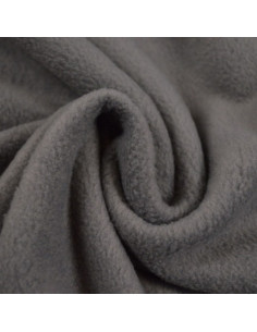 Tissu polaire - Gris anthracite clair