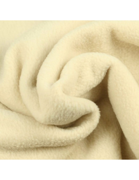 Tissu polaire - Beige