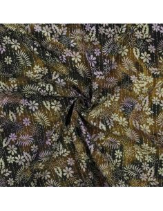 Tissu viscose batik Théa - Vert