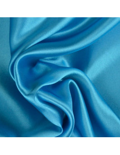 Doublure satinée deluxe - Bleu océan