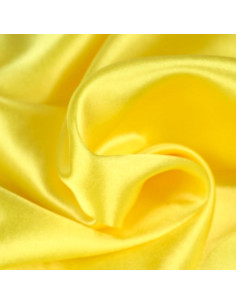 Doublure satinée deluxe - Jaune canari