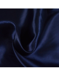 Doublure satinée deluxe - Bleu marine