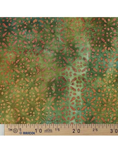 Tissu viscose batik Soléane - Vert