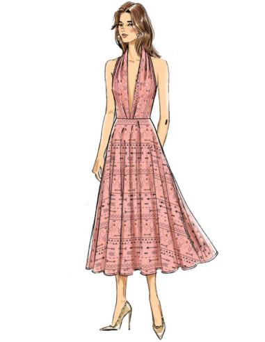 Patron de robe - Vogue 9343