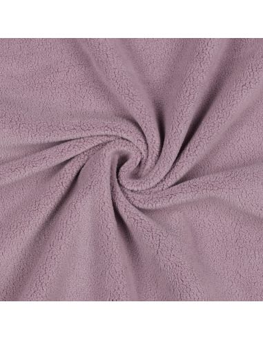 Tissu micro polaire - Mauve