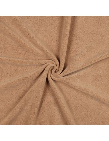 Tissu micro polaire - Camel