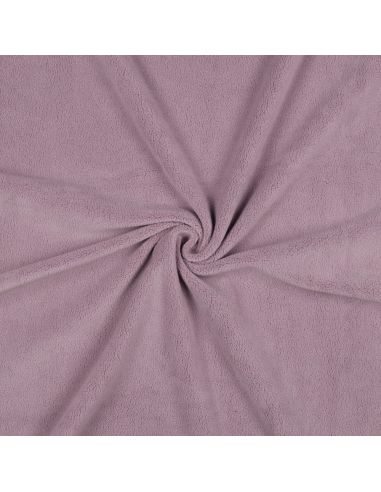 Tissu micro polaire - Mauve