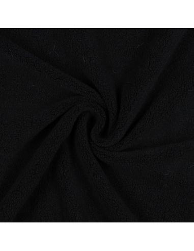 Tissu micro polaire - Noir