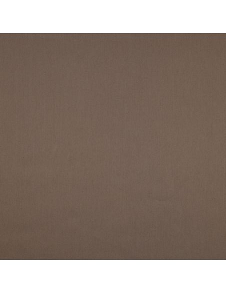 Tissu satin de coton - Café