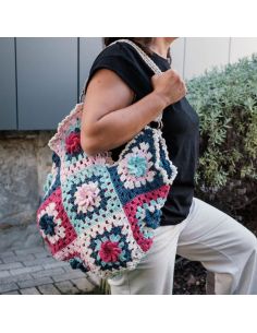 Kit crochet - Sac Granny square