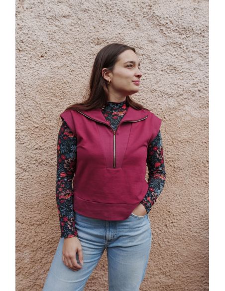 Patron de pull sans manches - Fika - Lise Tailor