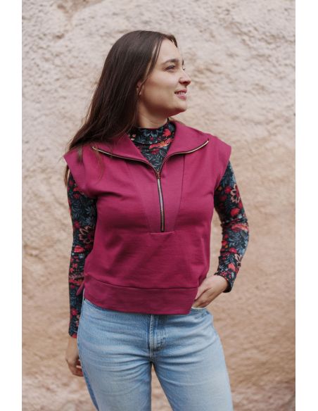 Patron de pull sans manches - Fika - Lise Tailor