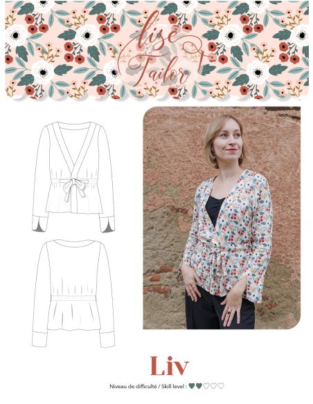 Patron de blouse - Liv - Lise Tailor