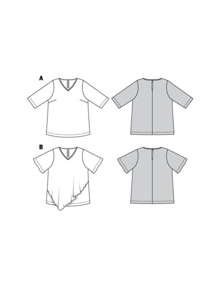 Patron de t-shirt - Burda 6307
