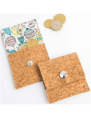 Coupon de tissu liège 30 x 45 cm - Nature