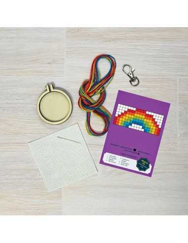 Mini kit broderie point de croix - Love is love