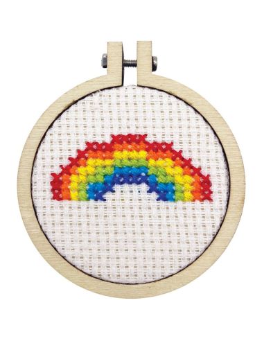Mini kit broderie point de croix - Love is love