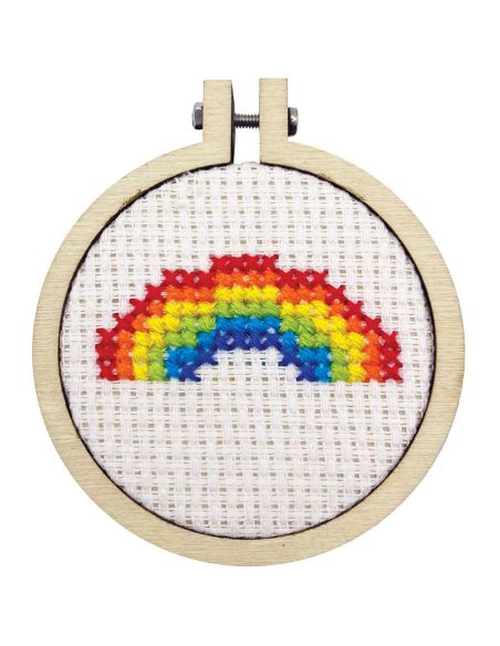 Mini kit broderie point de croix - Love is love