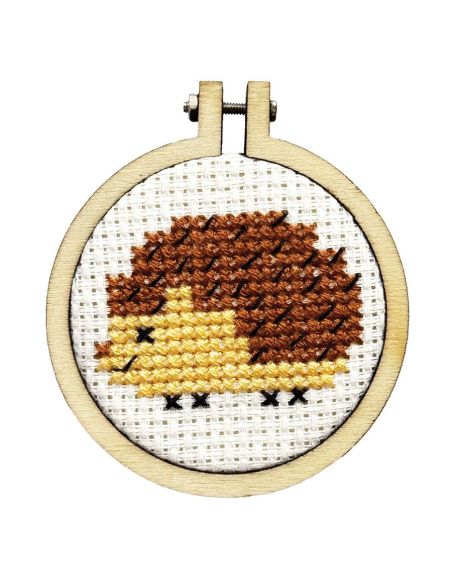 Mini kit broderie point de croix - Tu piques ma curiosité