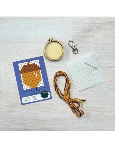 Mini kit broderie point de croix - Arrête de glander
