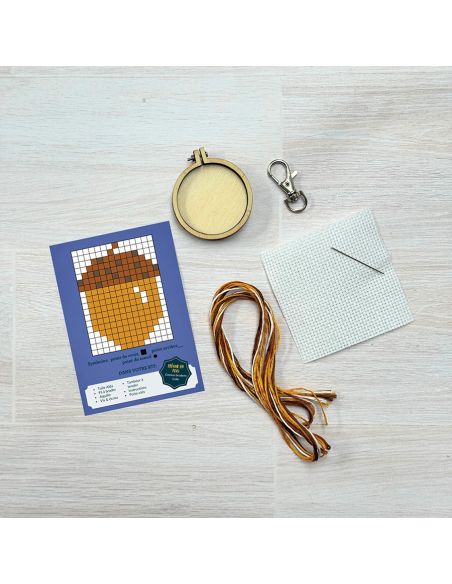 Mini kit broderie point de croix - Arrête de glander