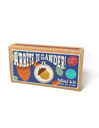 Mini kit broderie point de croix - Arrête de glander