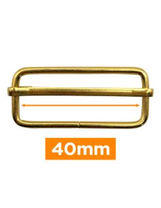 Boucle coulissante premium - Or 40 mm