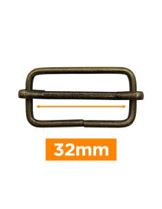 Boucle coulissante premium - Bronze 32 mm