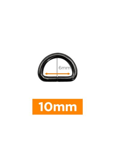 Anneau en D premium - Canon de fusil 10 mm