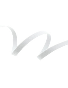 Tresse élastique blanche