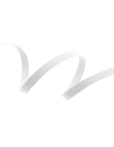 Tresse élastique blanche