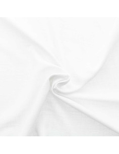 Tissu lin viscose - Blanc 2