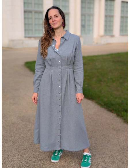 Patron de robe chemise Malonne - Anna Rose patterns