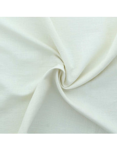 Tissu lin viscose - Écru 2