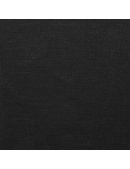 Tissu lin viscose - Noir