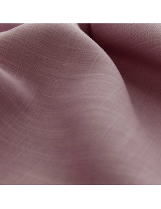 Tissu lin viscose - Rose