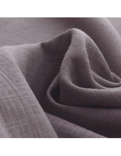 Tissu lin viscose - Gris