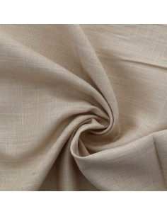 Tissu lin viscose - Beige 2