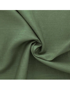 Tissu lin viscose - Vert 2