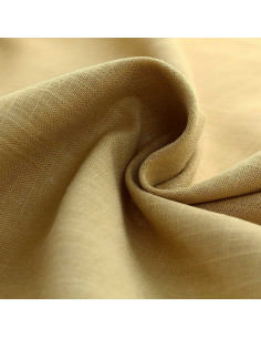 Tissu lin viscose - Ocre