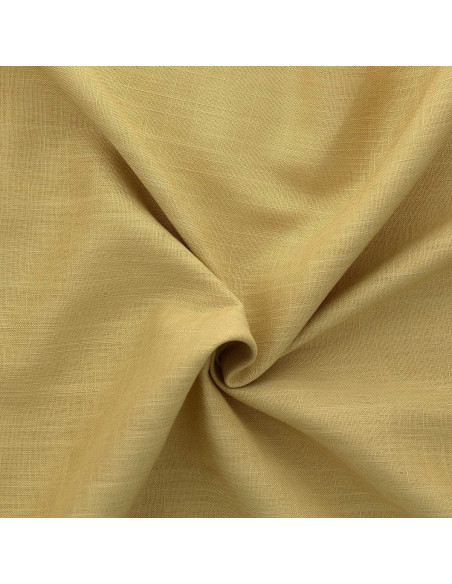 Tissu lin viscose - Ocre