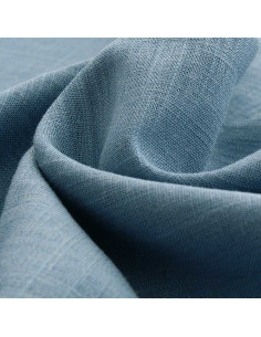Tissu lin viscose - Bleu vintage clair