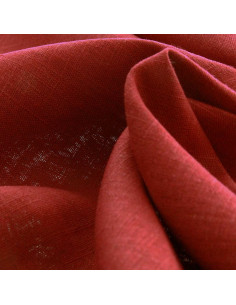 Tissu lin viscose - Rubis