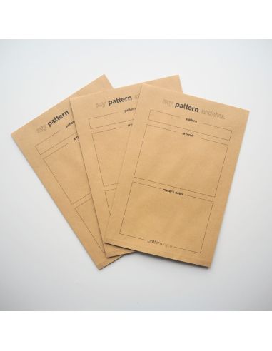 Enveloppes de rangement pour patrons de couture – lot de 10