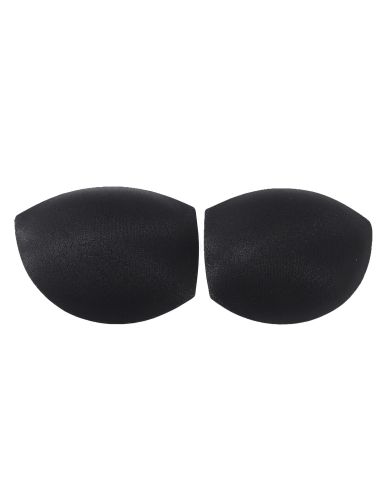 Coques push-up 3/4 soutien-gorge noires