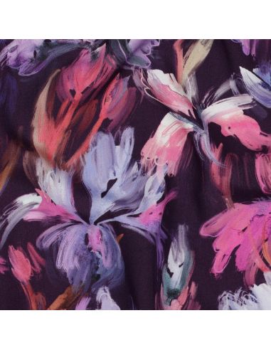 Tissu viscose - Iris violet