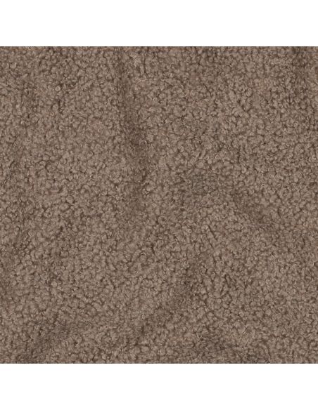 Tissu polaire Teddy double face - Taupe